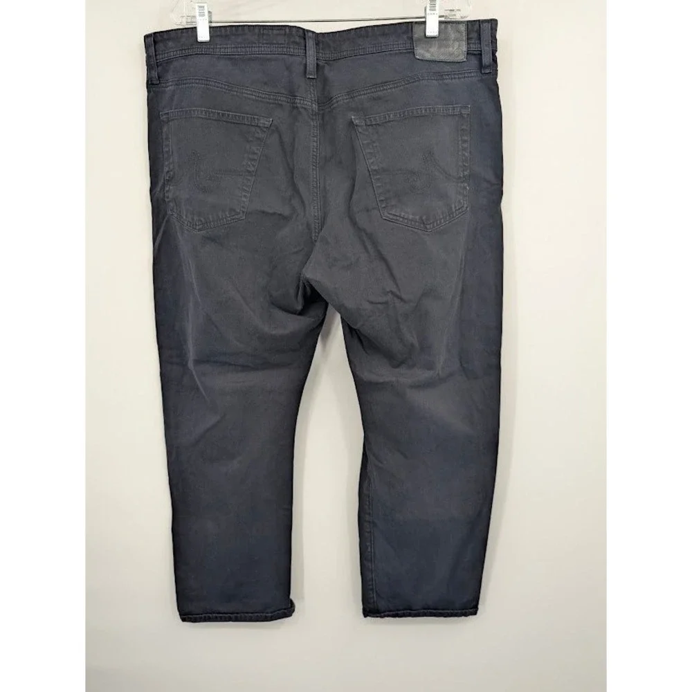 AG Adriano Goldschmied The Graduate Tailored Straight Pants Black Men's 40x32